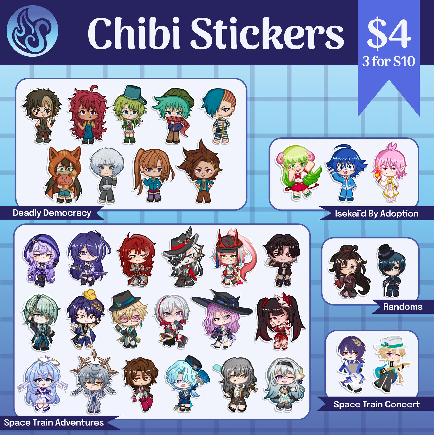 SaFire Studio Stickers 1