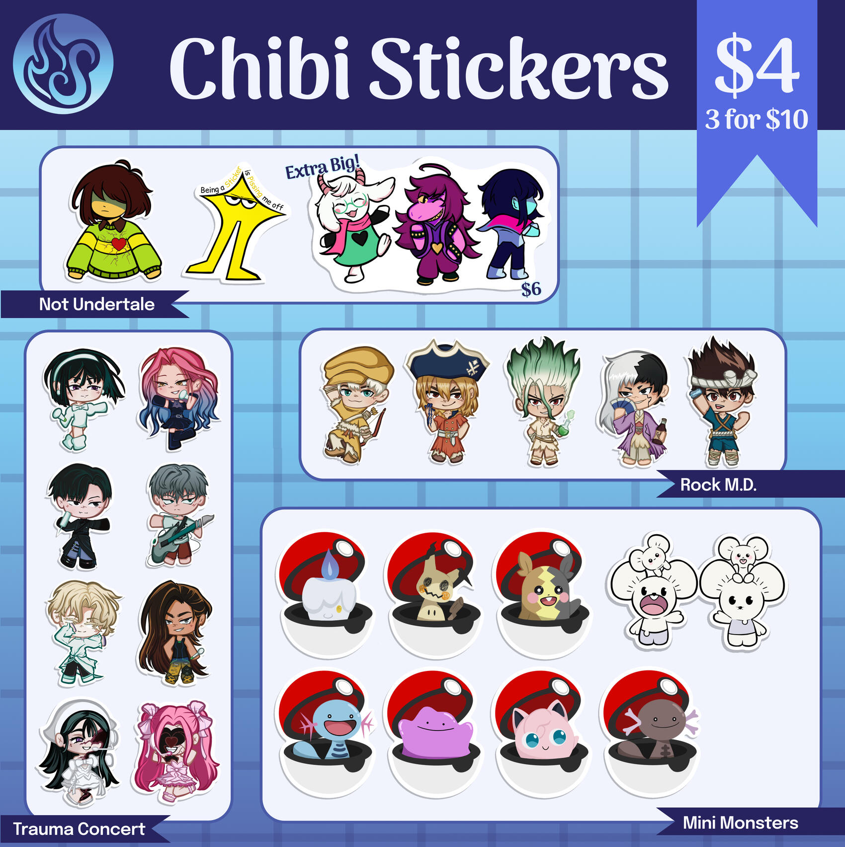 SaFire Studio Stickers 3