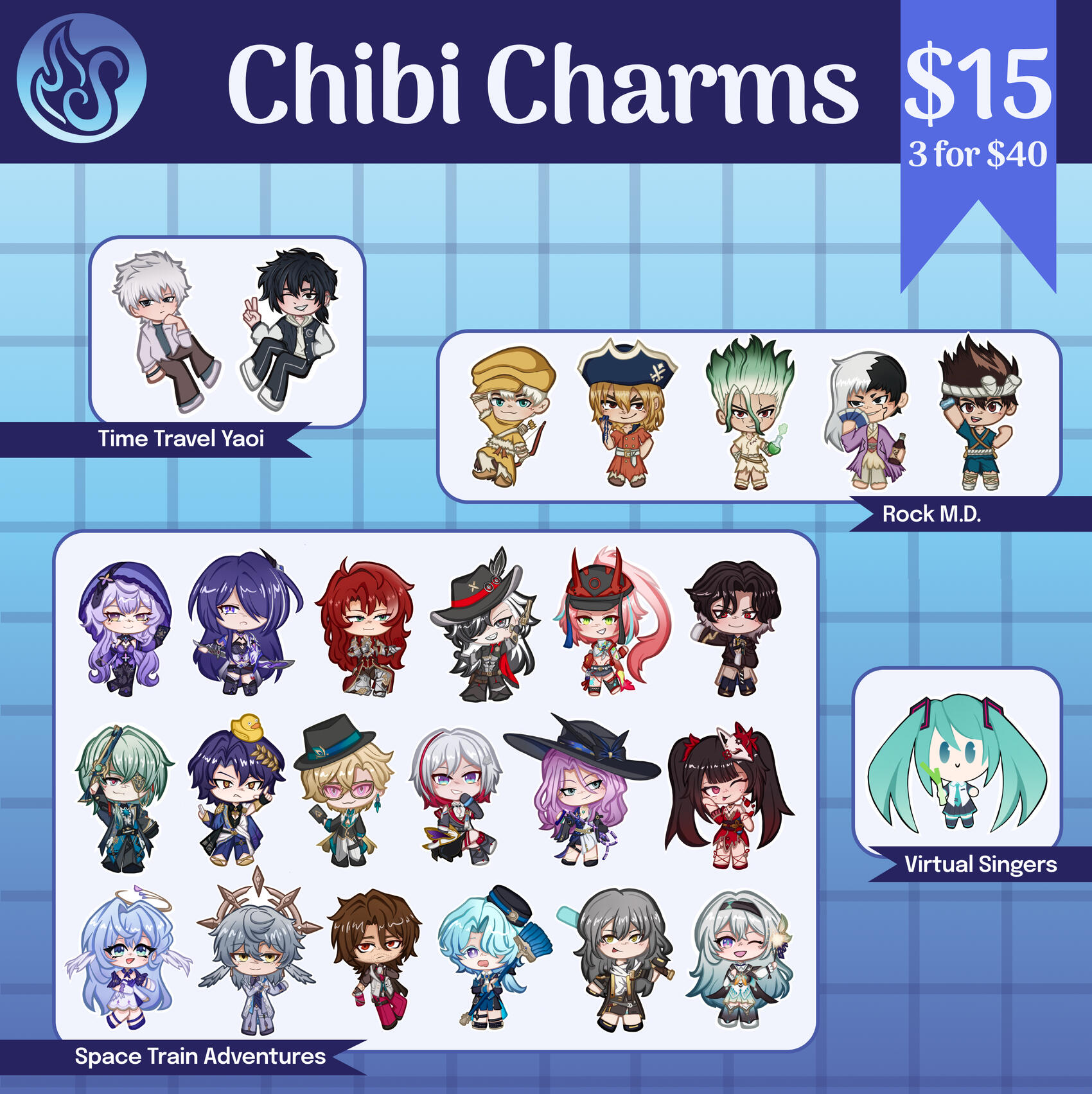 SaFire Studio Charms 3